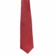 Kravata červená pásikovaná