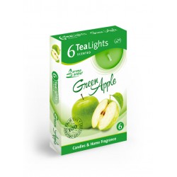 Čajové vonné sviečky (6ks) Zelené Jablko