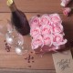 Mydlové kvety v darčekovom boxe 13ks ružové