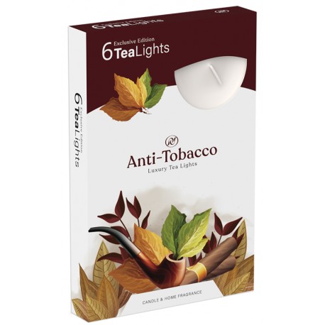 Čajové vonné sviečky (6ks) Anti-Tobacco
